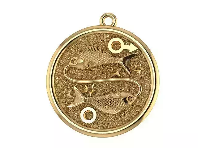 Zodiak Pendant 3D print model