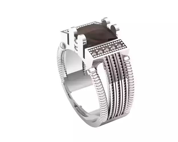 Turkish silver ring men