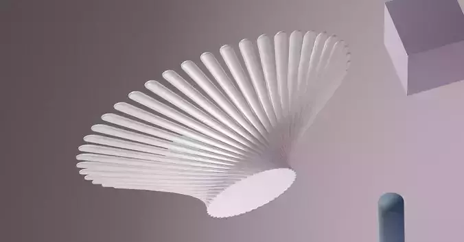 Spiral Fruit Bowl 3D print model
