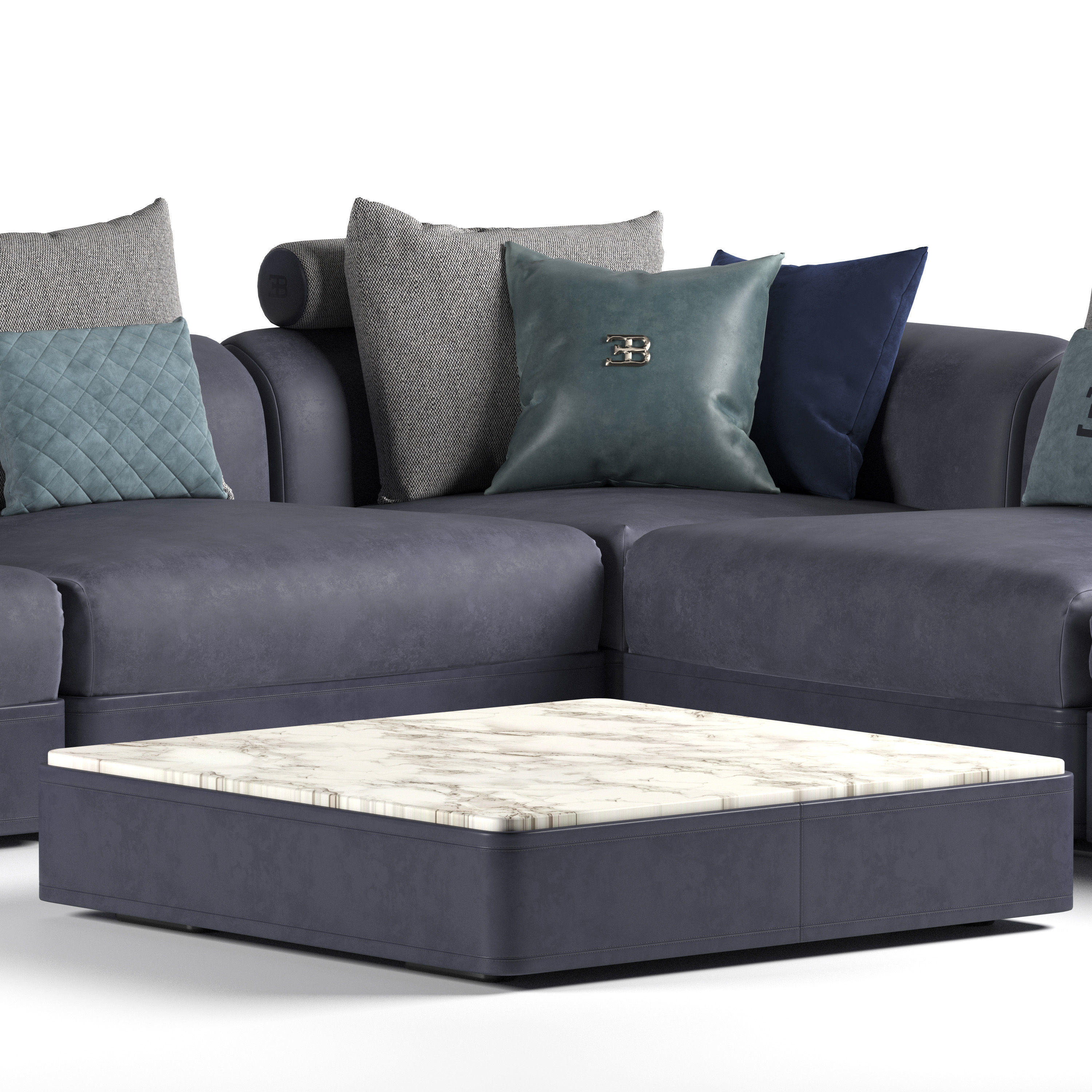 Le Mans modular Sofa By Bugatti Home 3D model_1