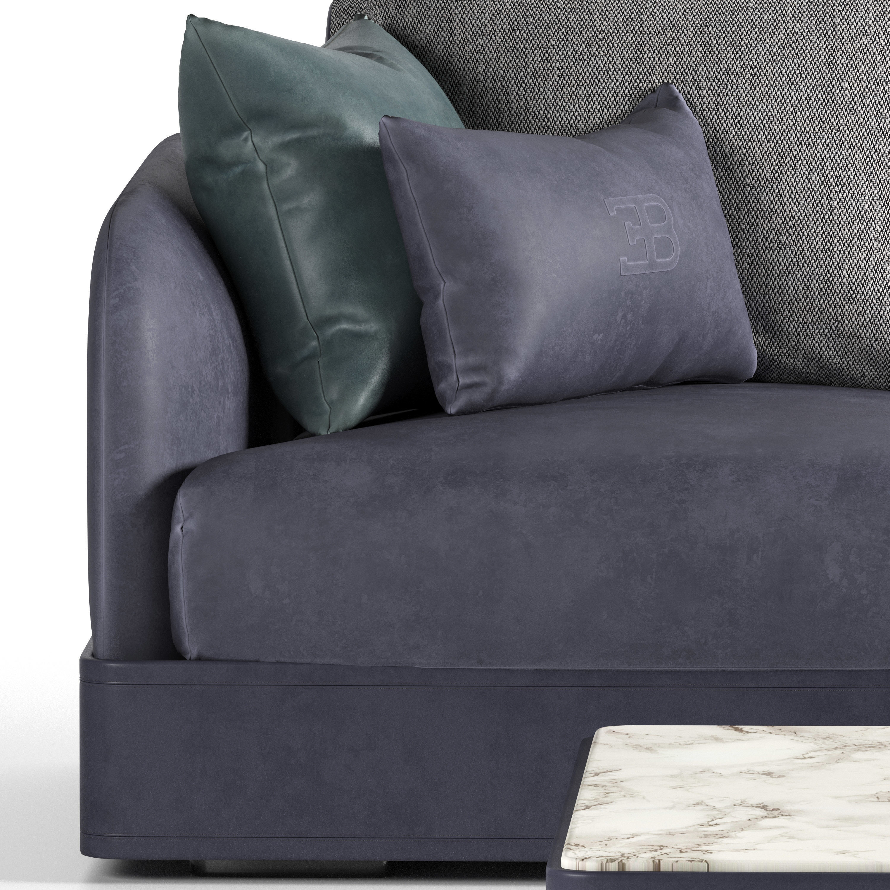 Le Mans modular Sofa By Bugatti Home 3D model_3