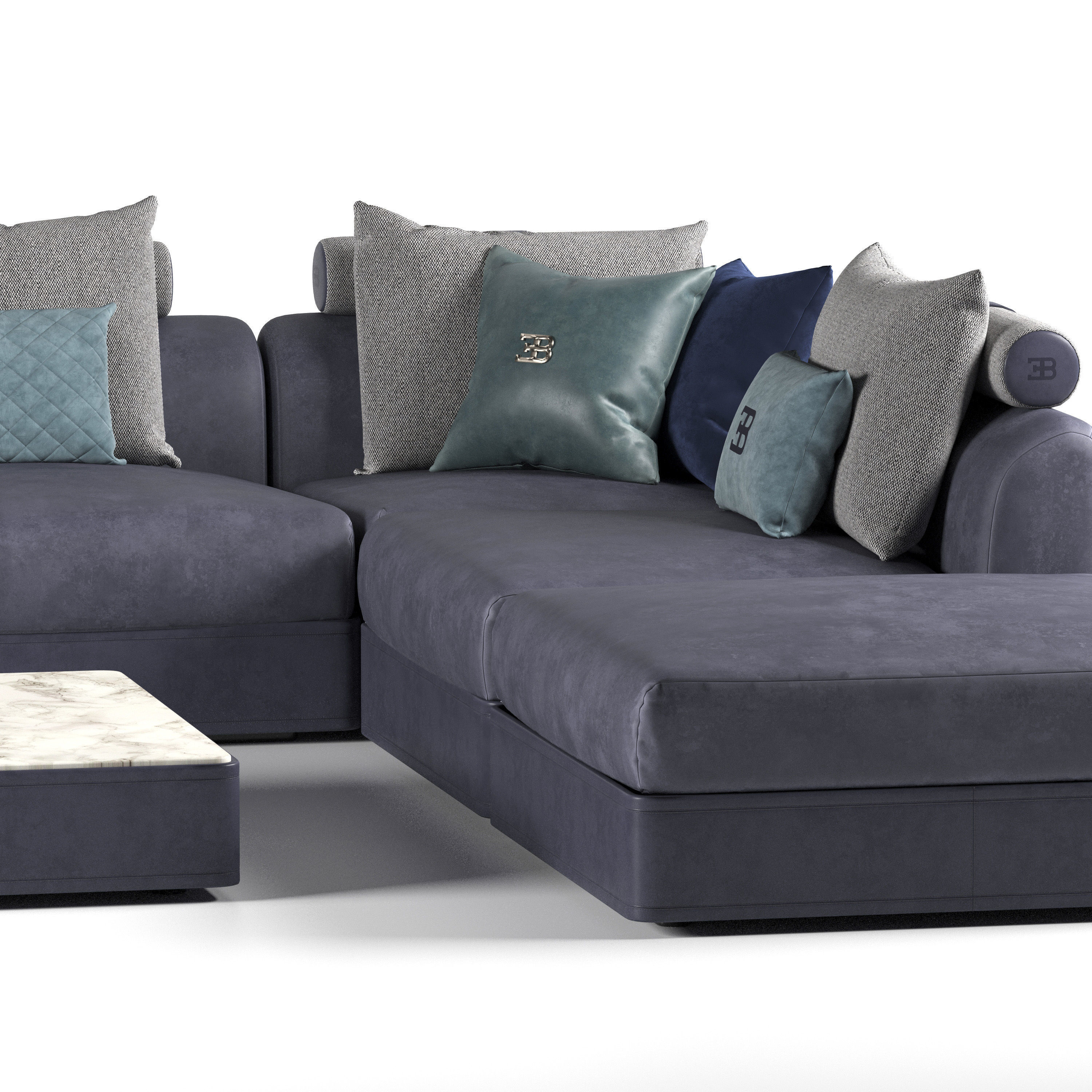 Le Mans modular Sofa By Bugatti Home 3D model_4
