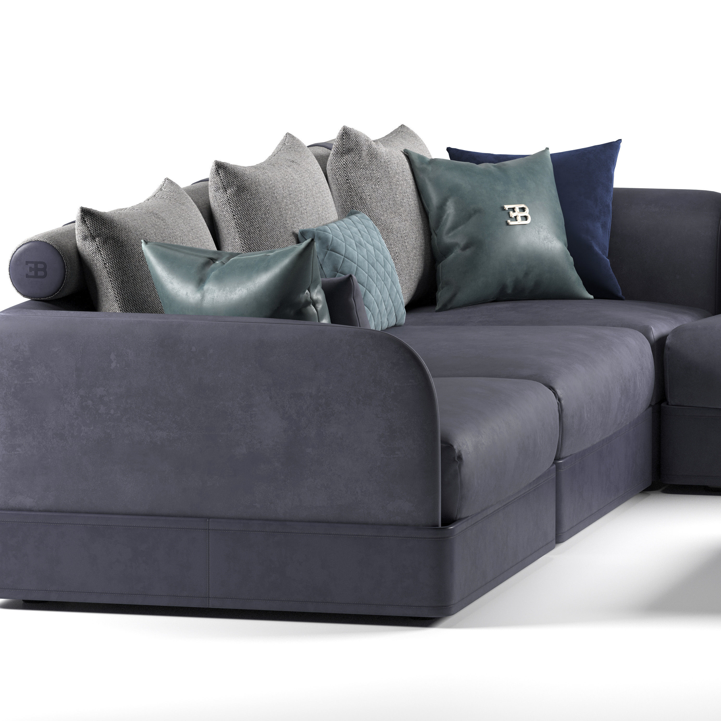 Le Mans modular Sofa By Bugatti Home 3D model_6