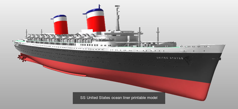 Big ocean liners printable models pack 3D Model Collection_2