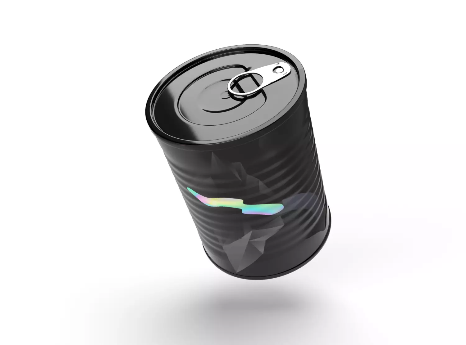 Tin Can Free low-poly 3D model