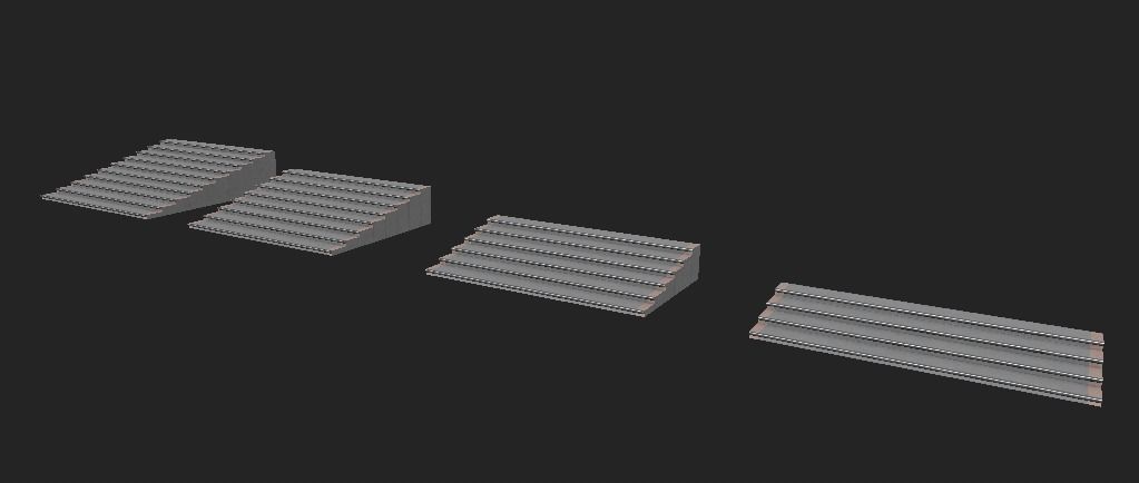 StairSets stair treads and risers Free 3D model_1