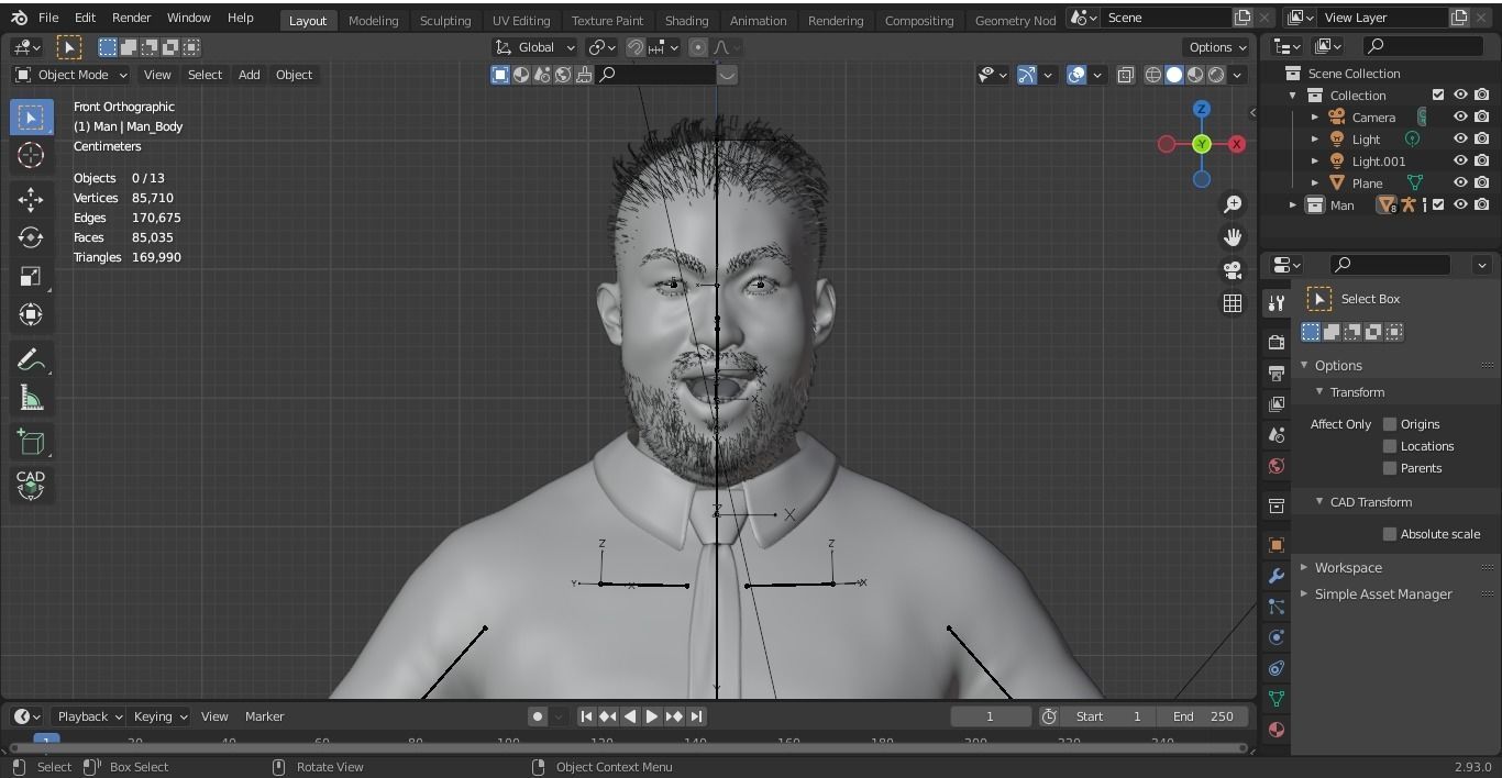 Man Rigged 3D model_16