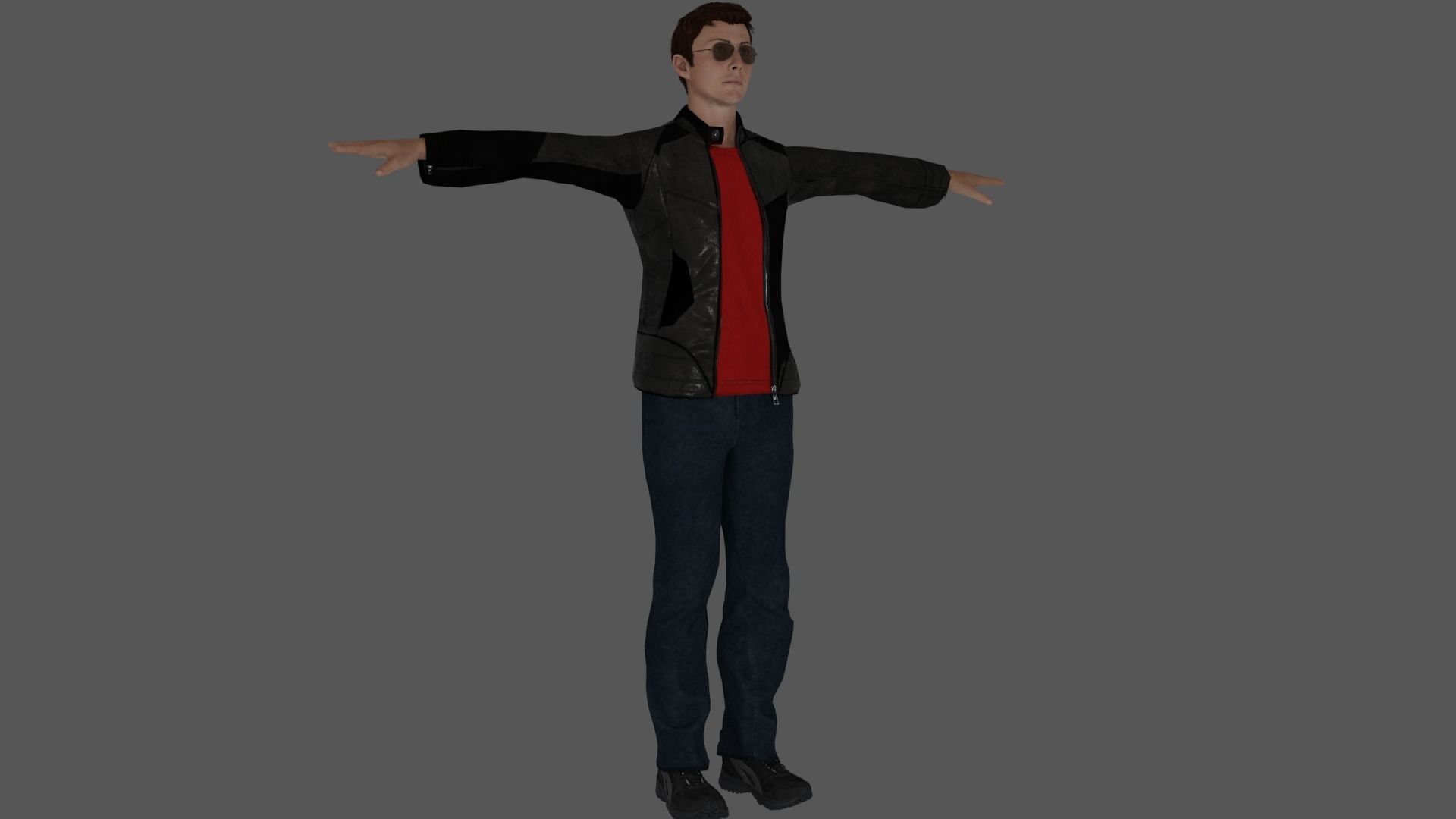 Rigged Male Character 24 3D model_2