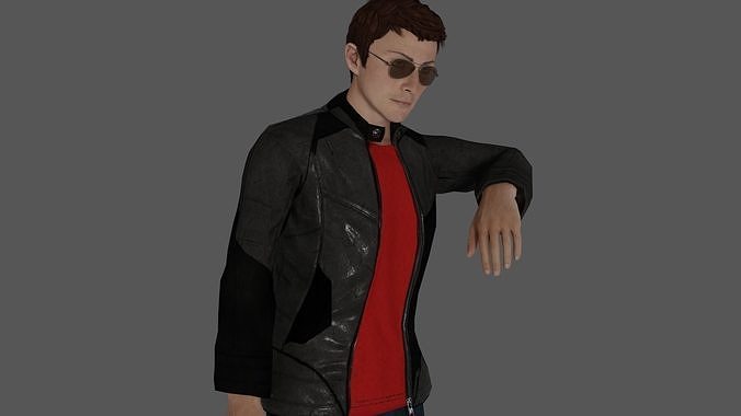 Rigged Male Character 24 3D model