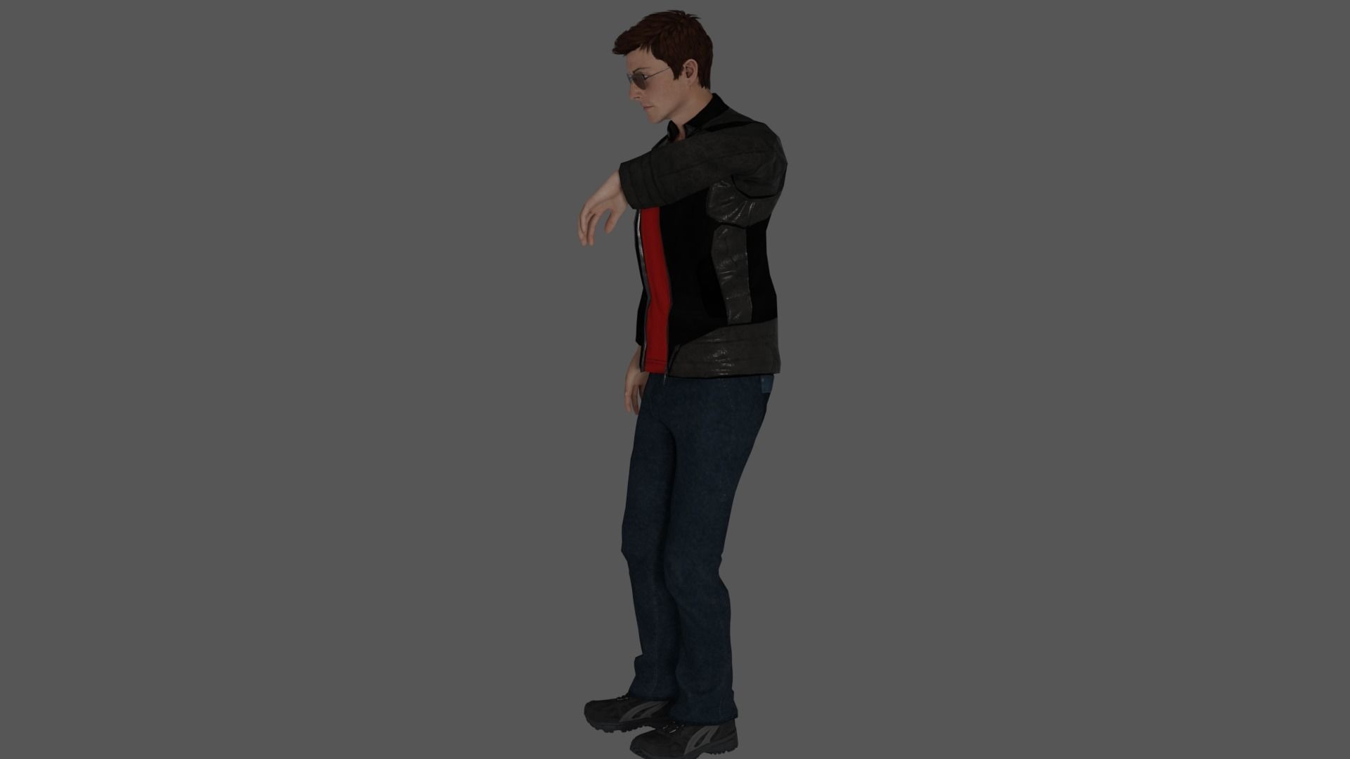 Rigged Male Character 24 3D model_18