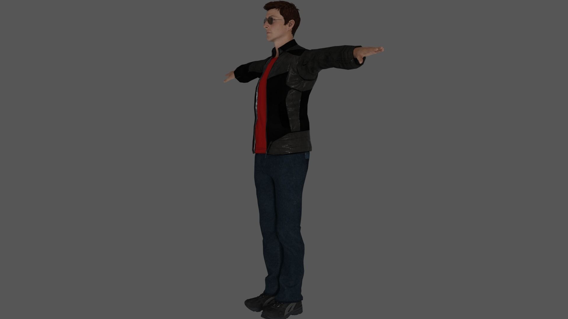 Rigged Male Character 24 3D model_11