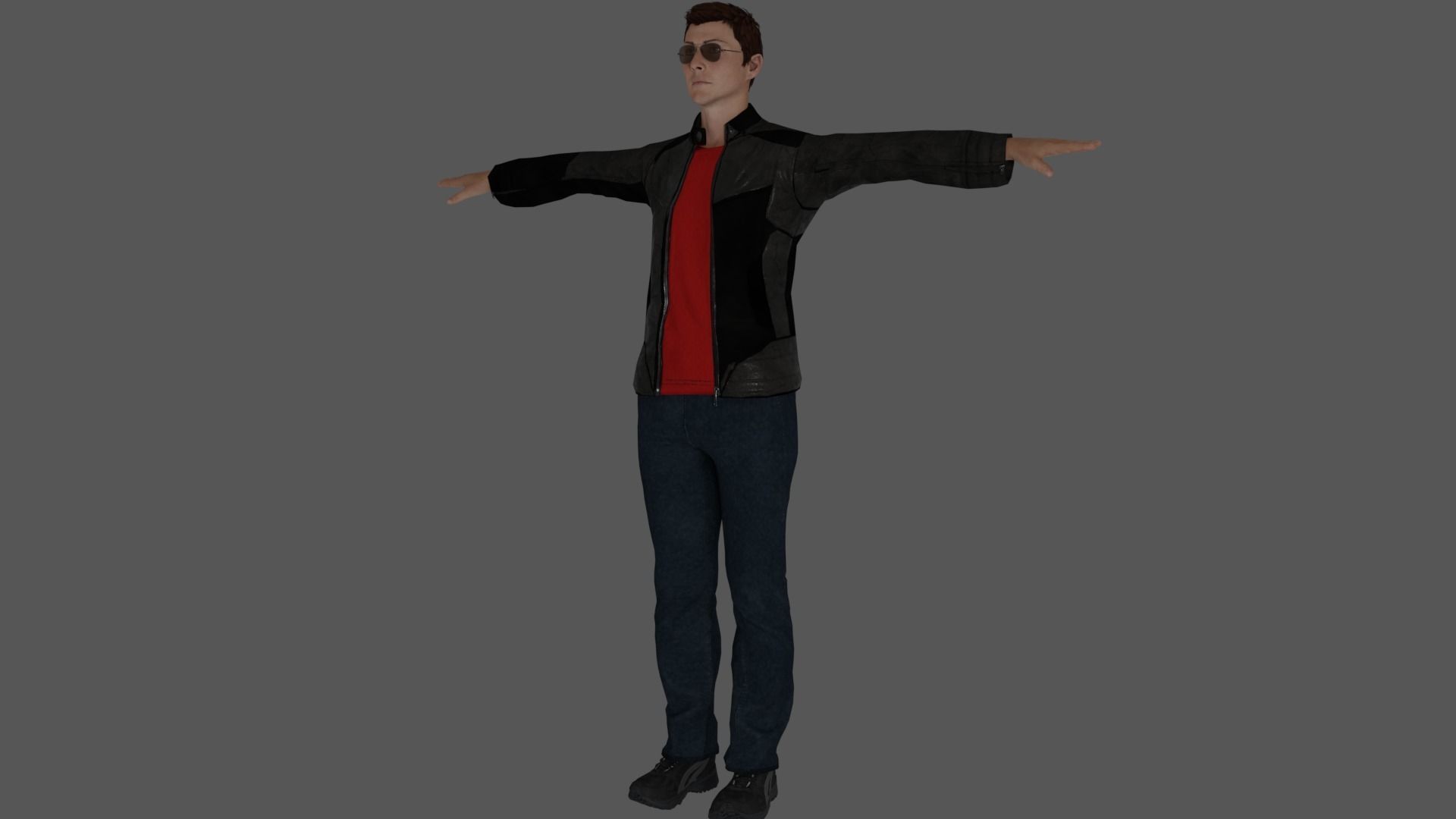 Rigged Male Character 24 3D model_12