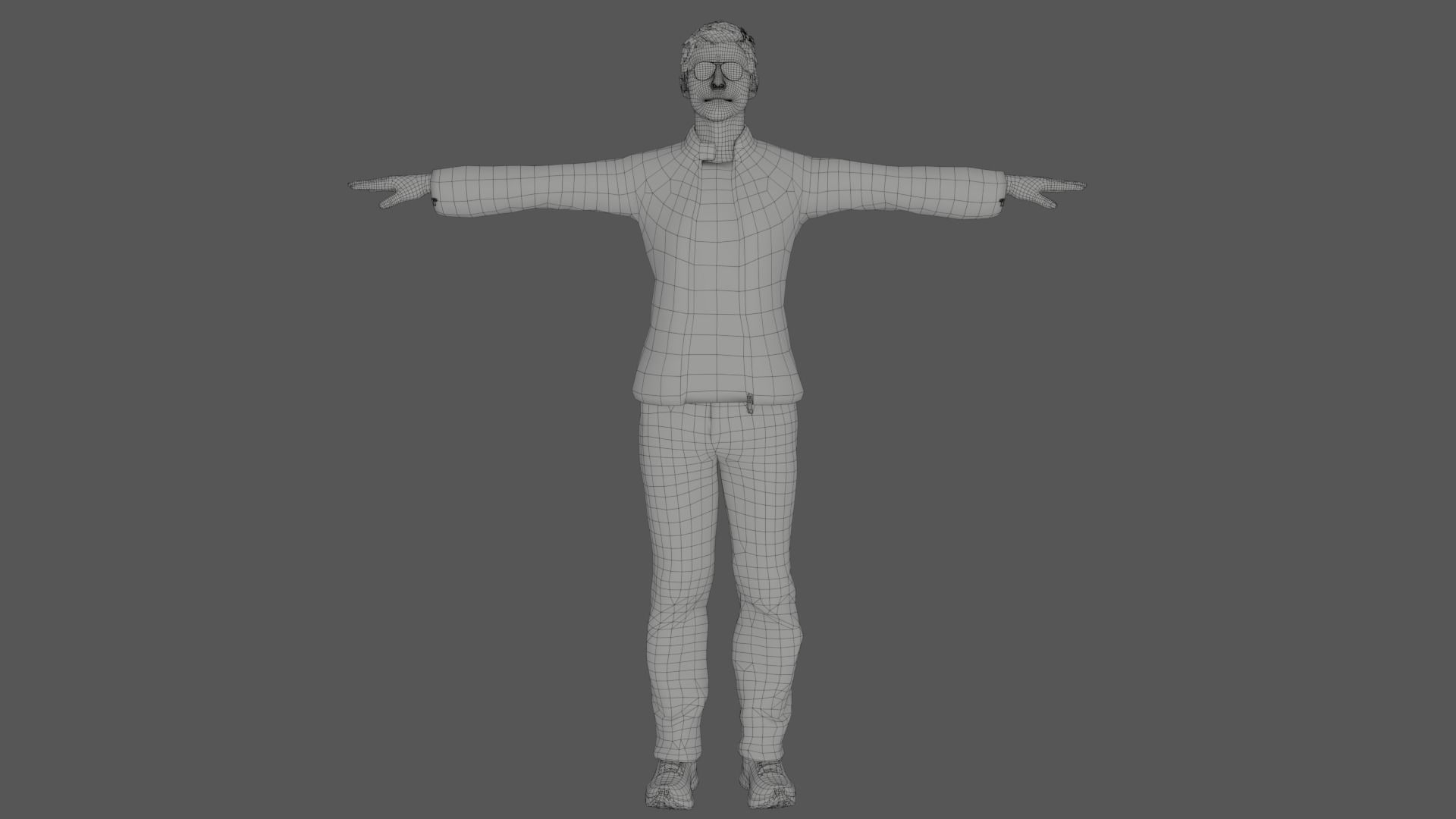 Rigged Male Character 24 3D model_25