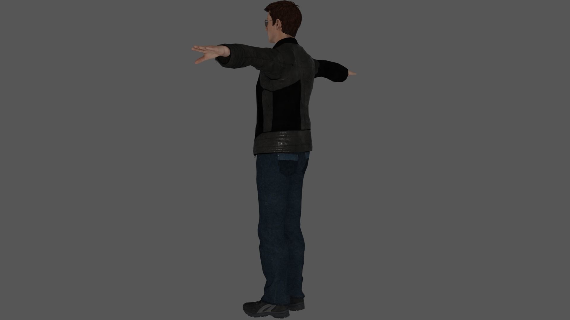 Rigged Male Character 24 3D model_9