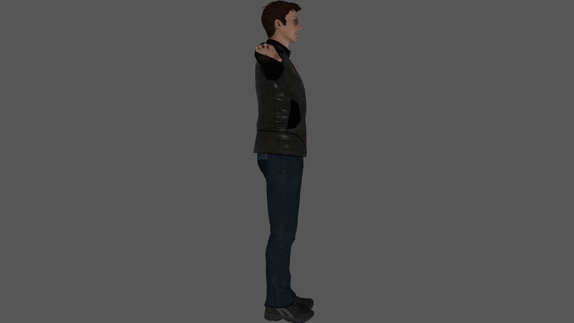 Rigged Male Character 24 3D model_4