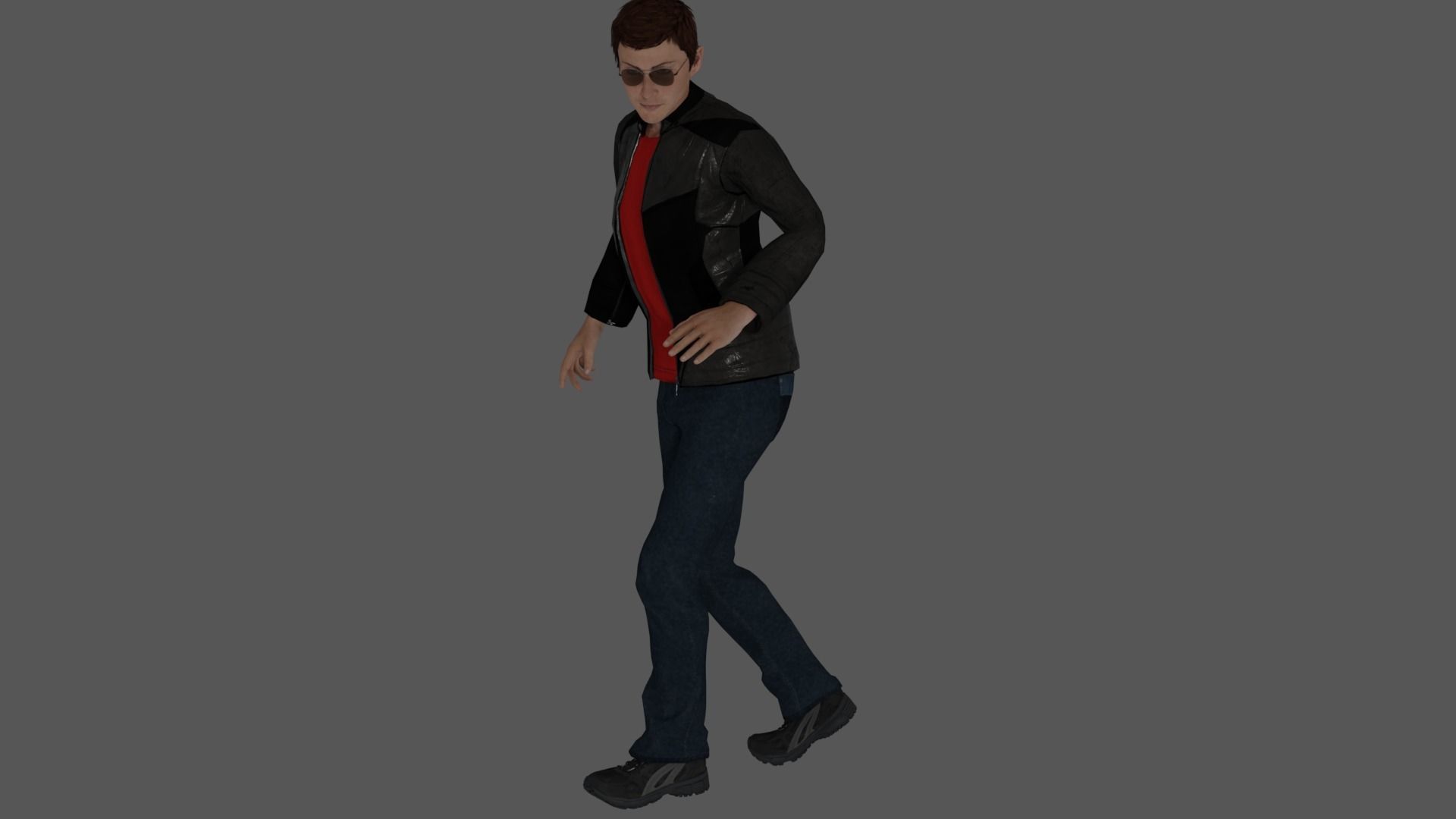 Rigged Male Character 24 3D model_23