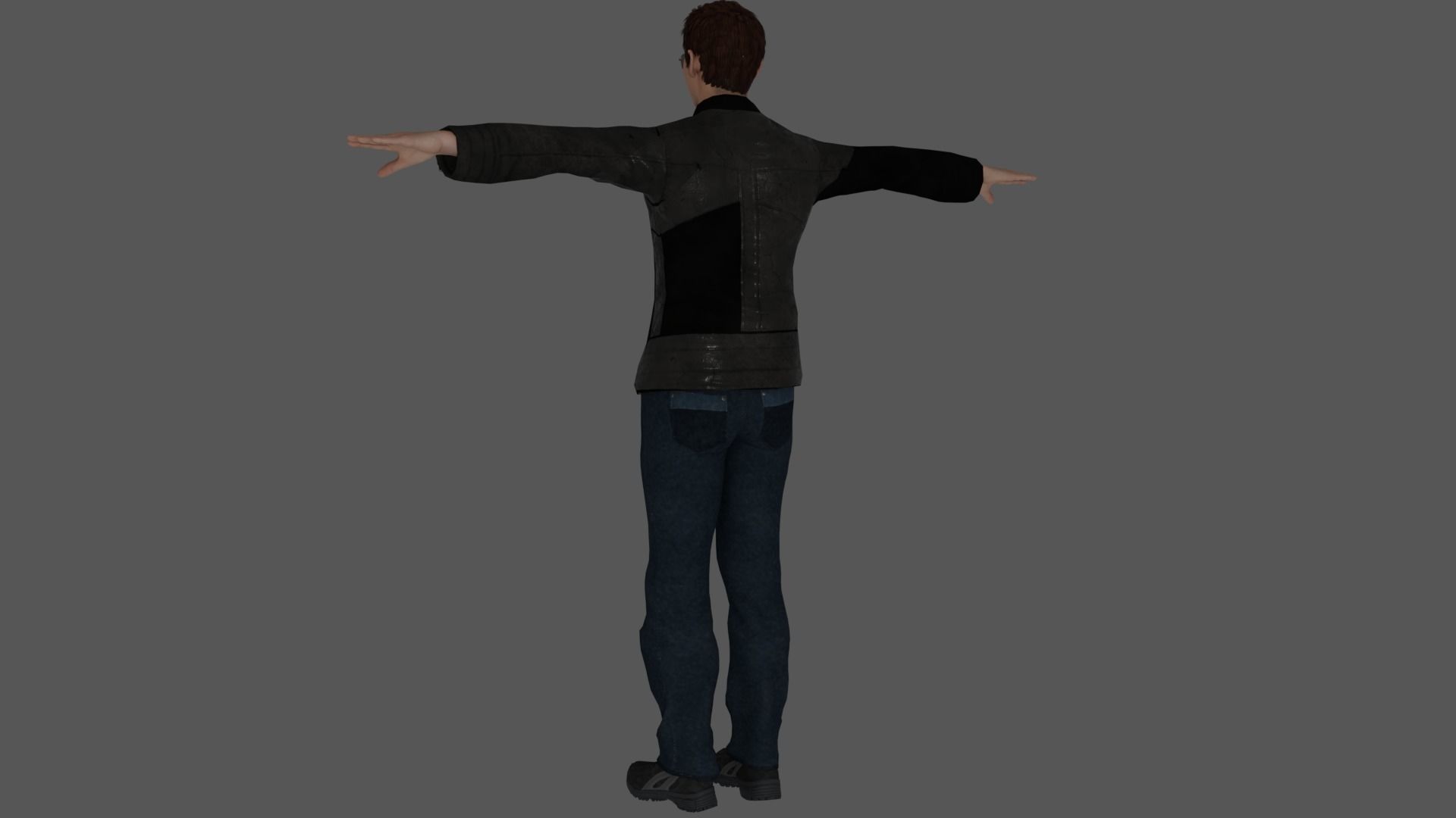 Rigged Male Character 24 3D model_8