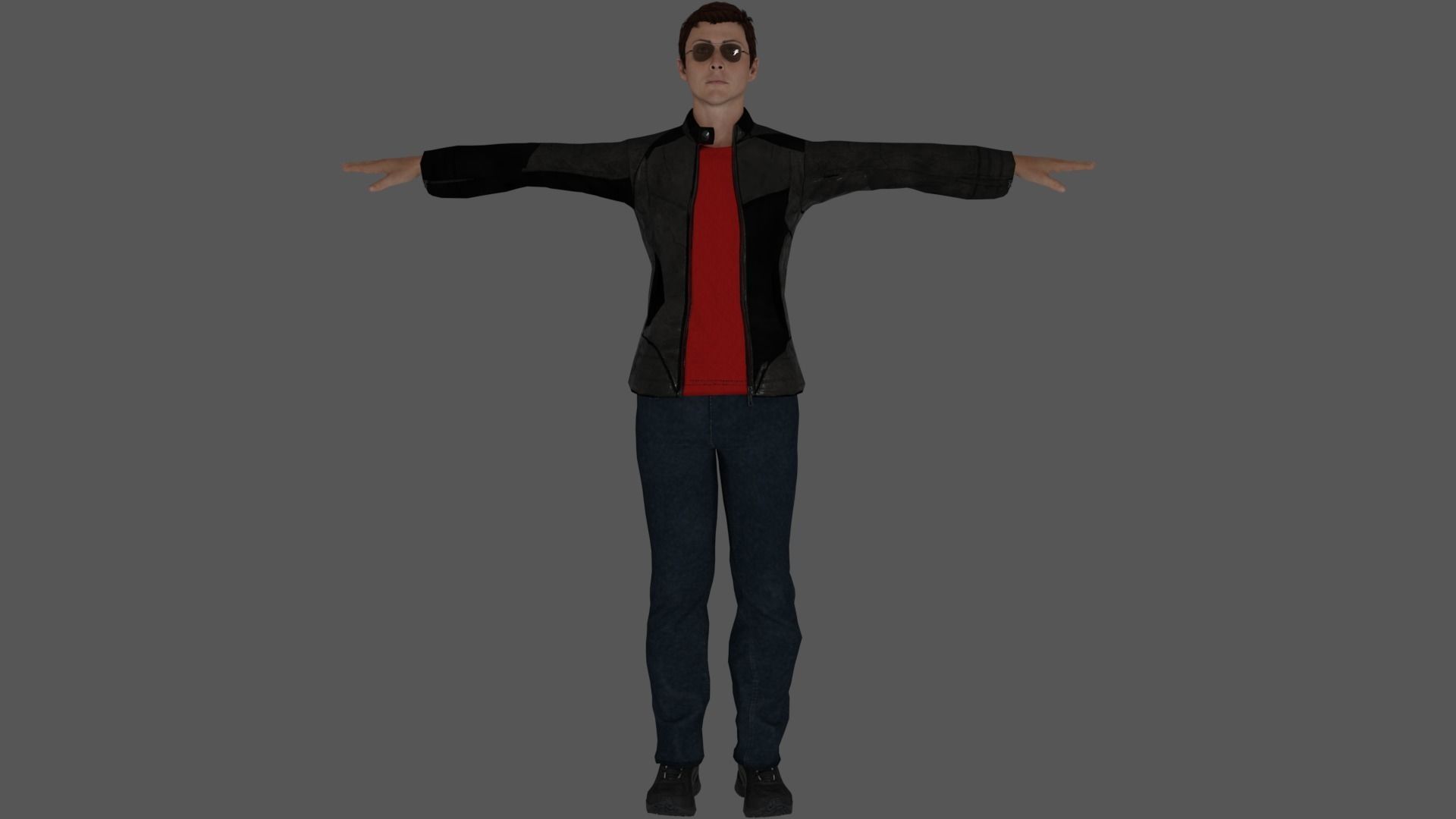 Rigged Male Character 24 3D model_1