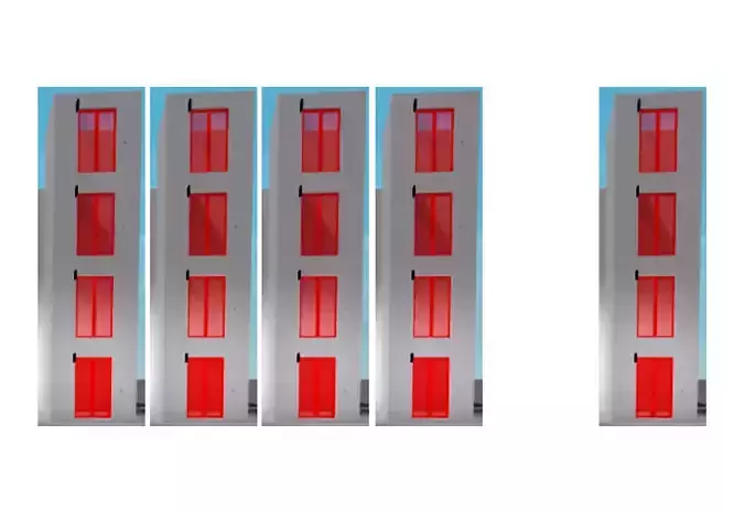OTIS 550A Red Elevators 3D print model