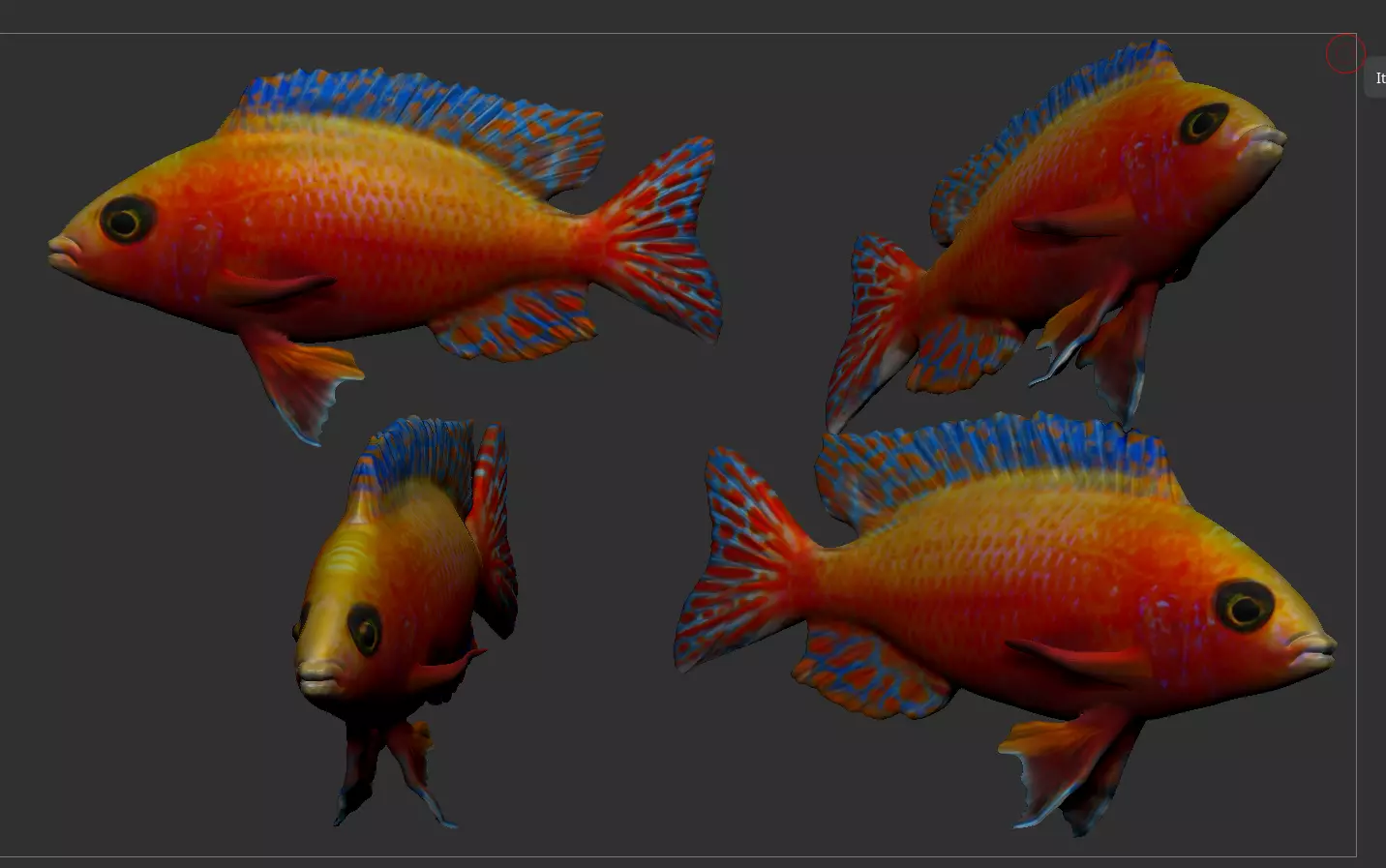 fish 3d free Free 3D model