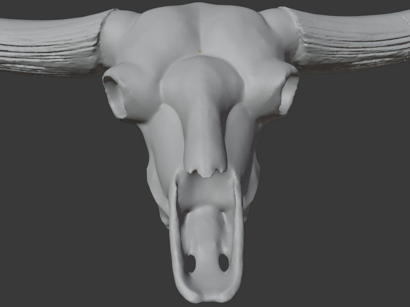 Cranium Charm Bison Latifrons Bronze 3D print model_9