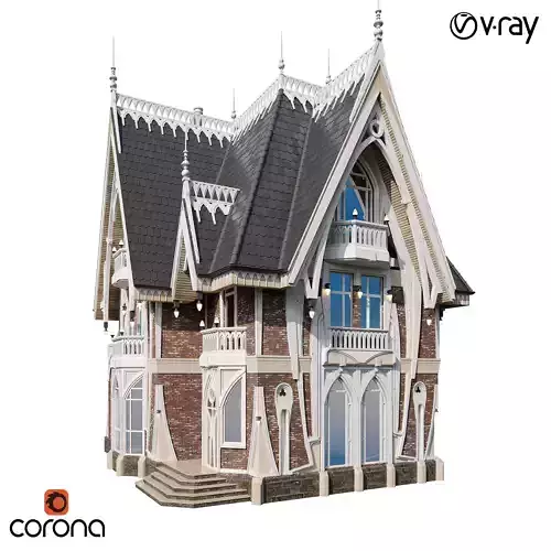 Gothic house 3D model