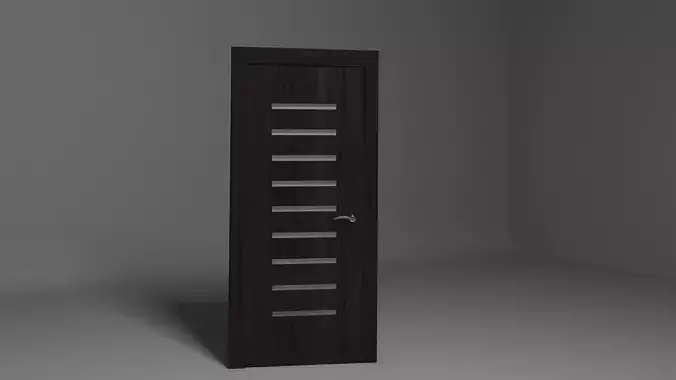 Door wood 3D model