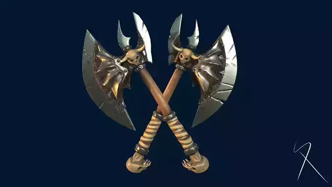 Battle double axes