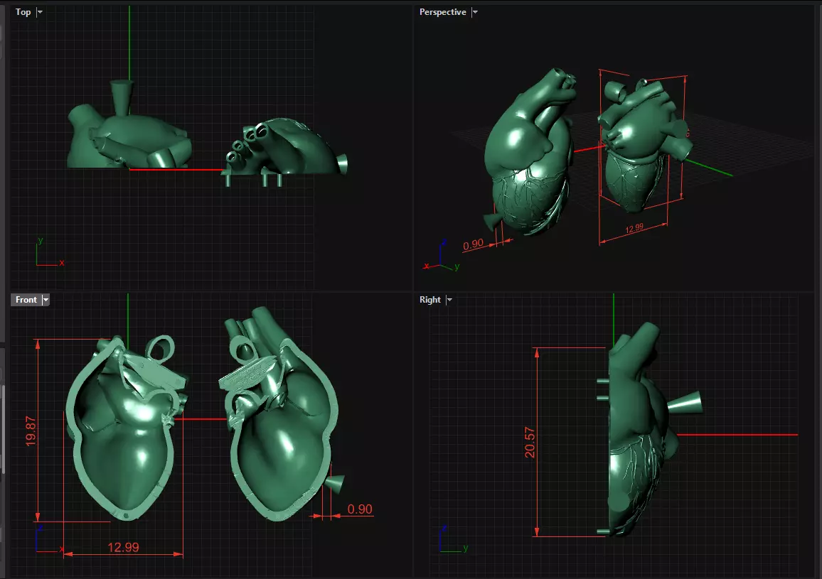hearth pendant  3D print model_0