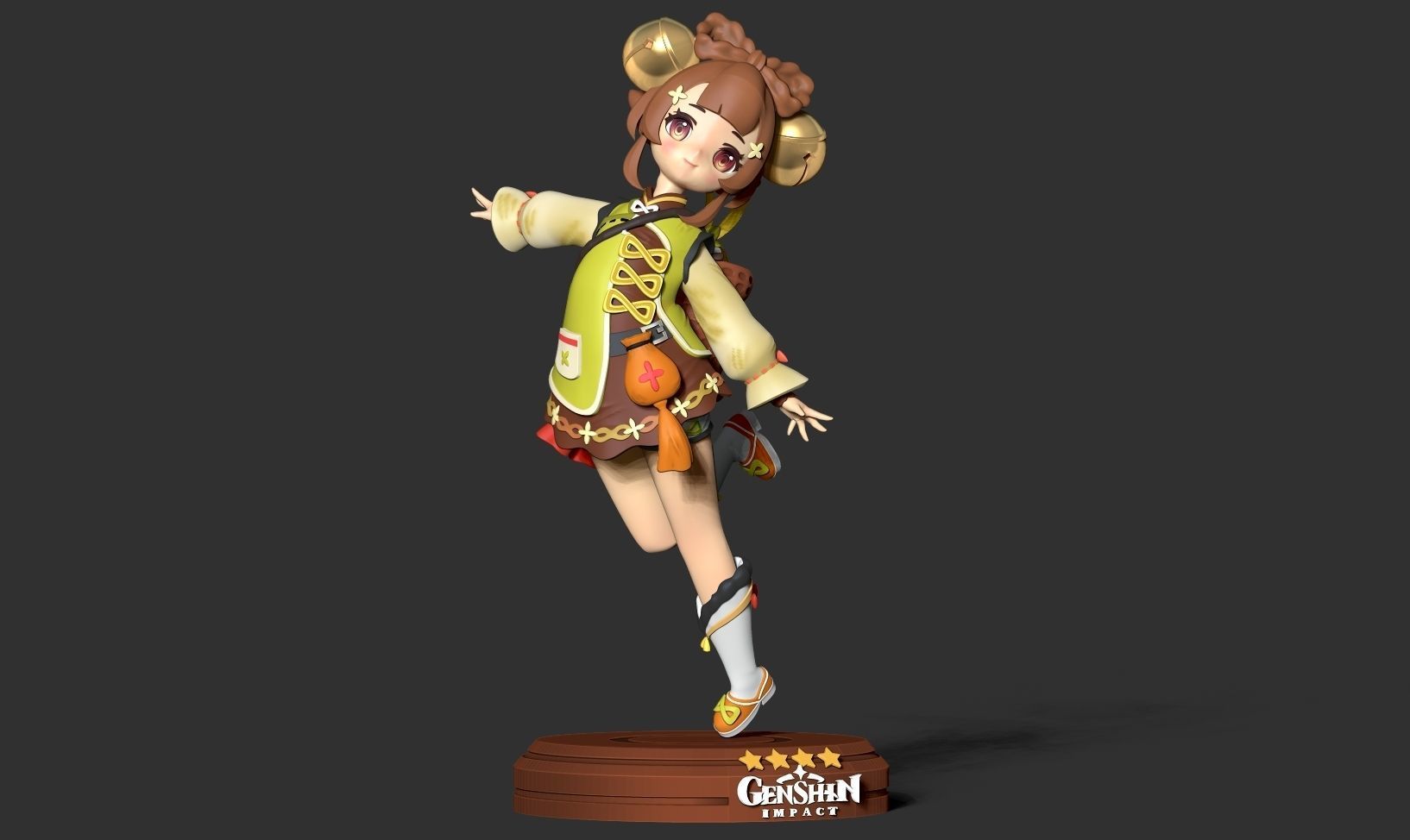 Yaoyao - Genshin Impact Fanart 3D print model_7