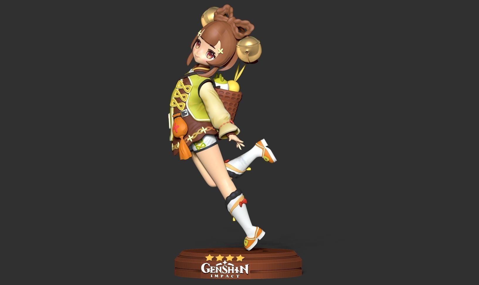 Yaoyao - Genshin Impact Fanart 3D print model_9