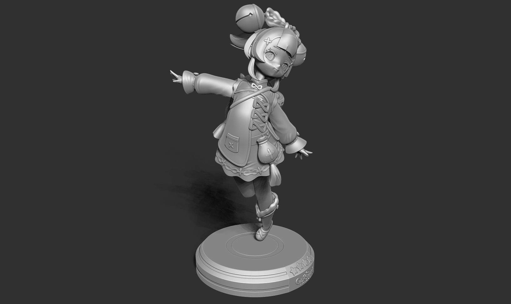 Yaoyao - Genshin Impact Fanart 3D print model_16