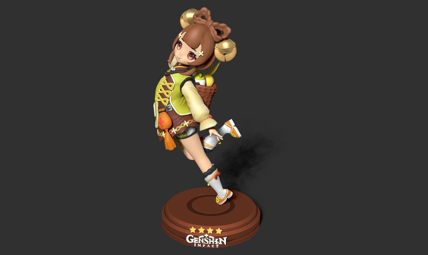Yaoyao - Genshin Impact Fanart 3D print model_13