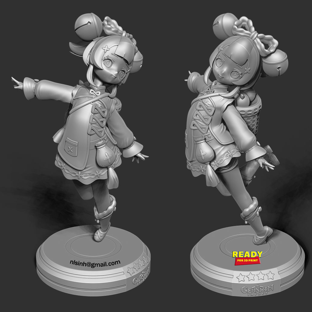 Yaoyao - Genshin Impact Fanart 3D print model_6