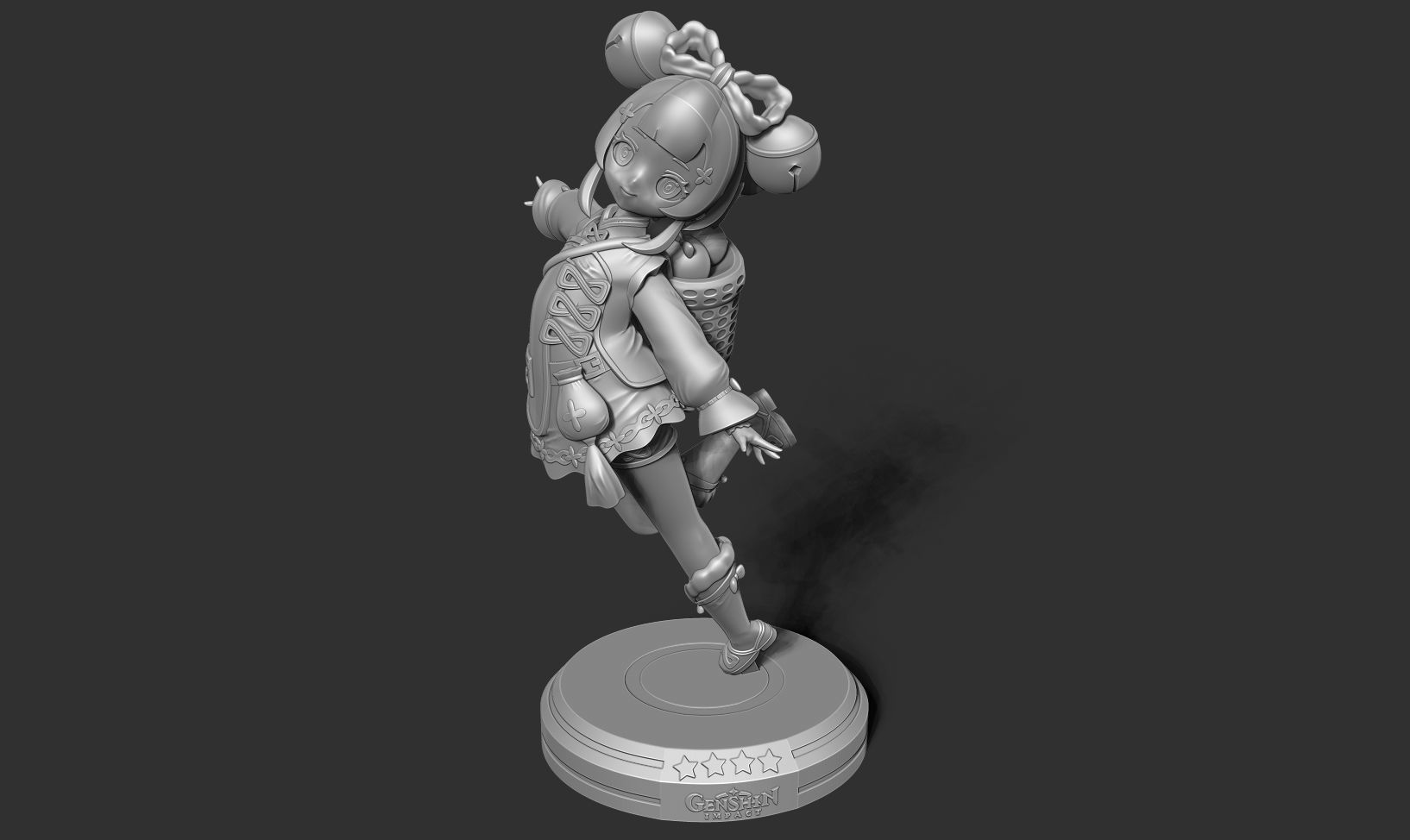 Yaoyao - Genshin Impact Fanart 3D print model_14