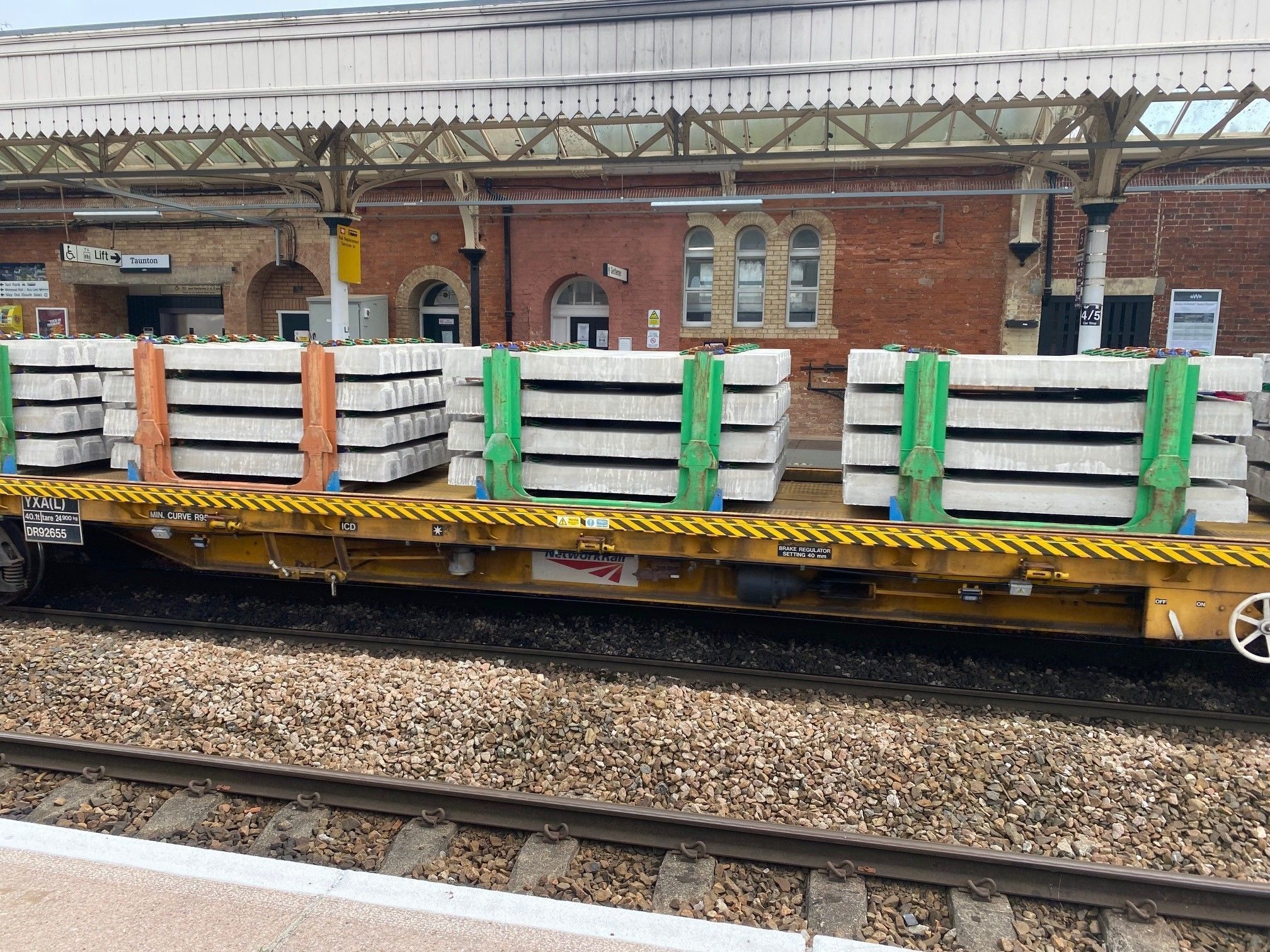 Model Railway Concrete Sleepers in Transportation Frame 3D print model_19