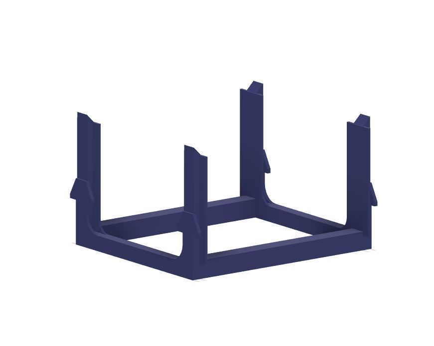 Model Railway Concrete Sleepers in Transportation Frame 3D print model_9