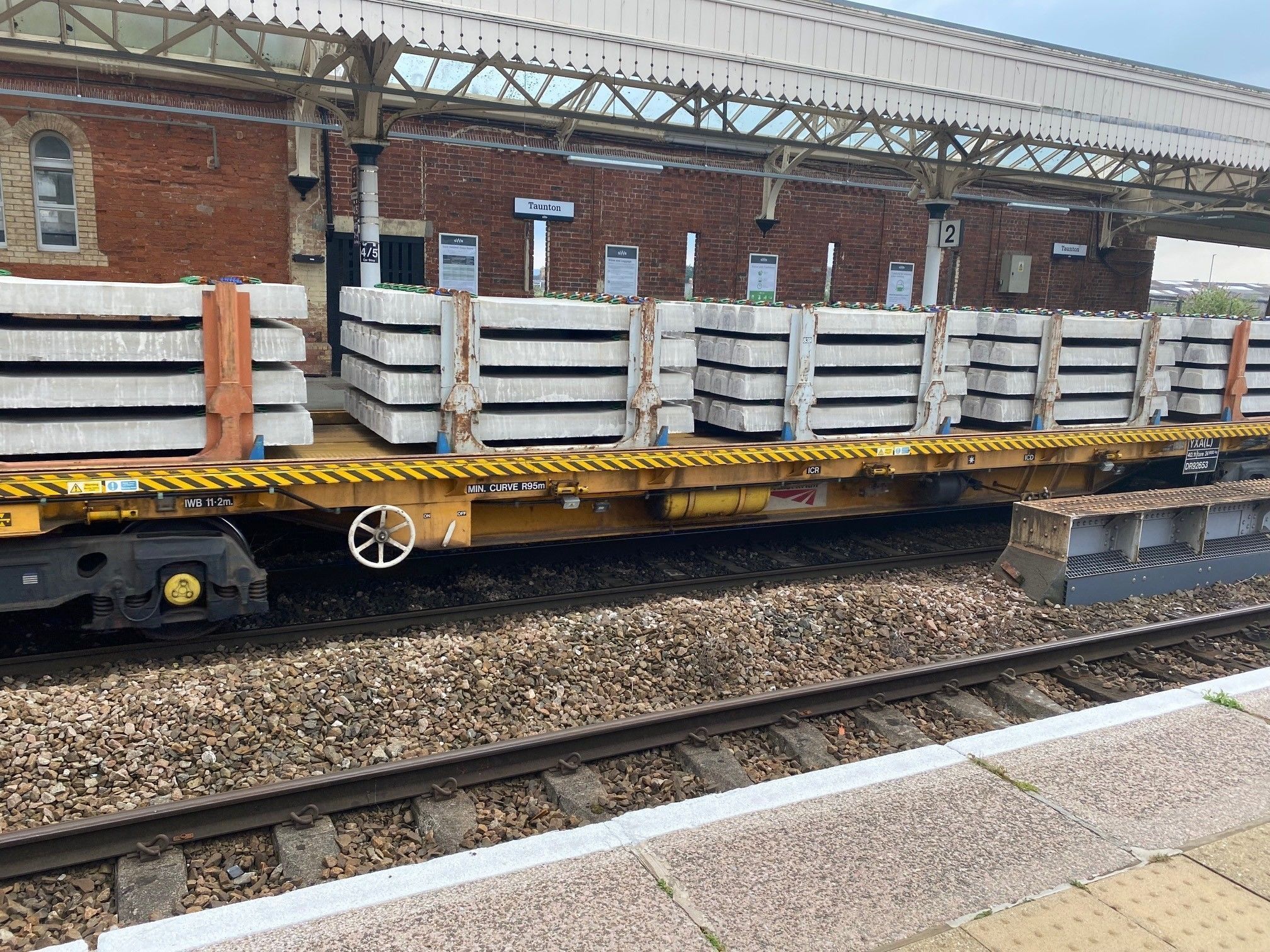 Model Railway Concrete Sleepers in Transportation Frame 3D print model_21