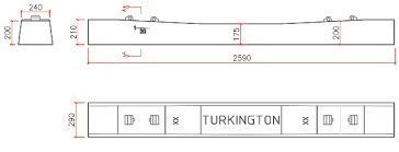 Model Railway Concrete Sleepers in Transportation Frame 3D print model_14