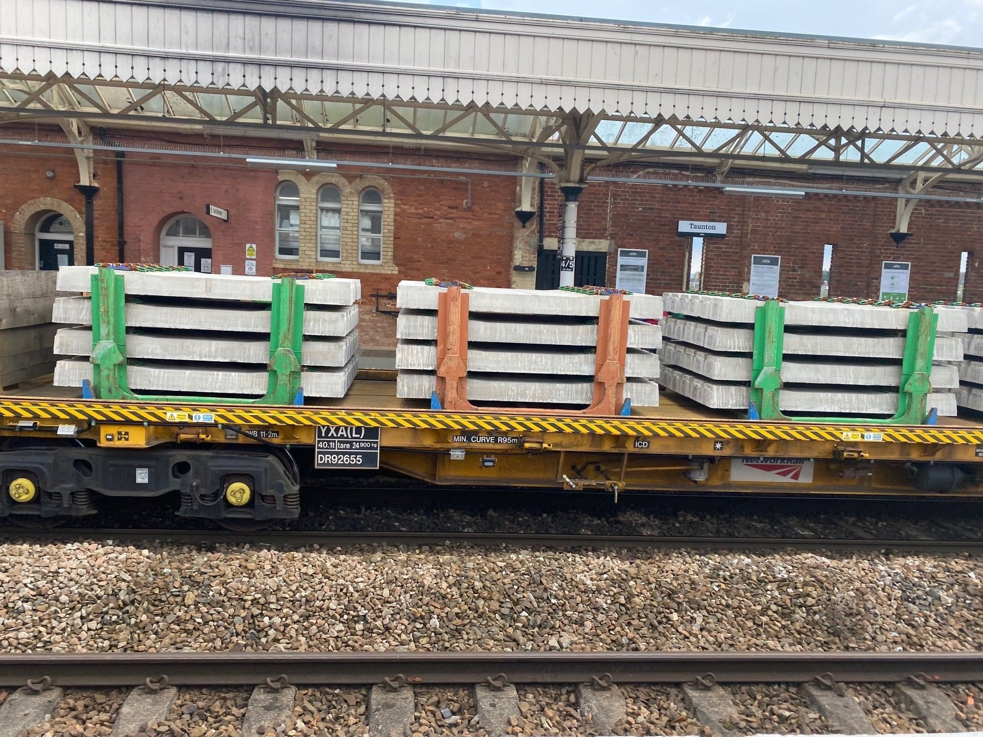 Model Railway Concrete Sleepers in Transportation Frame 3D print model_18