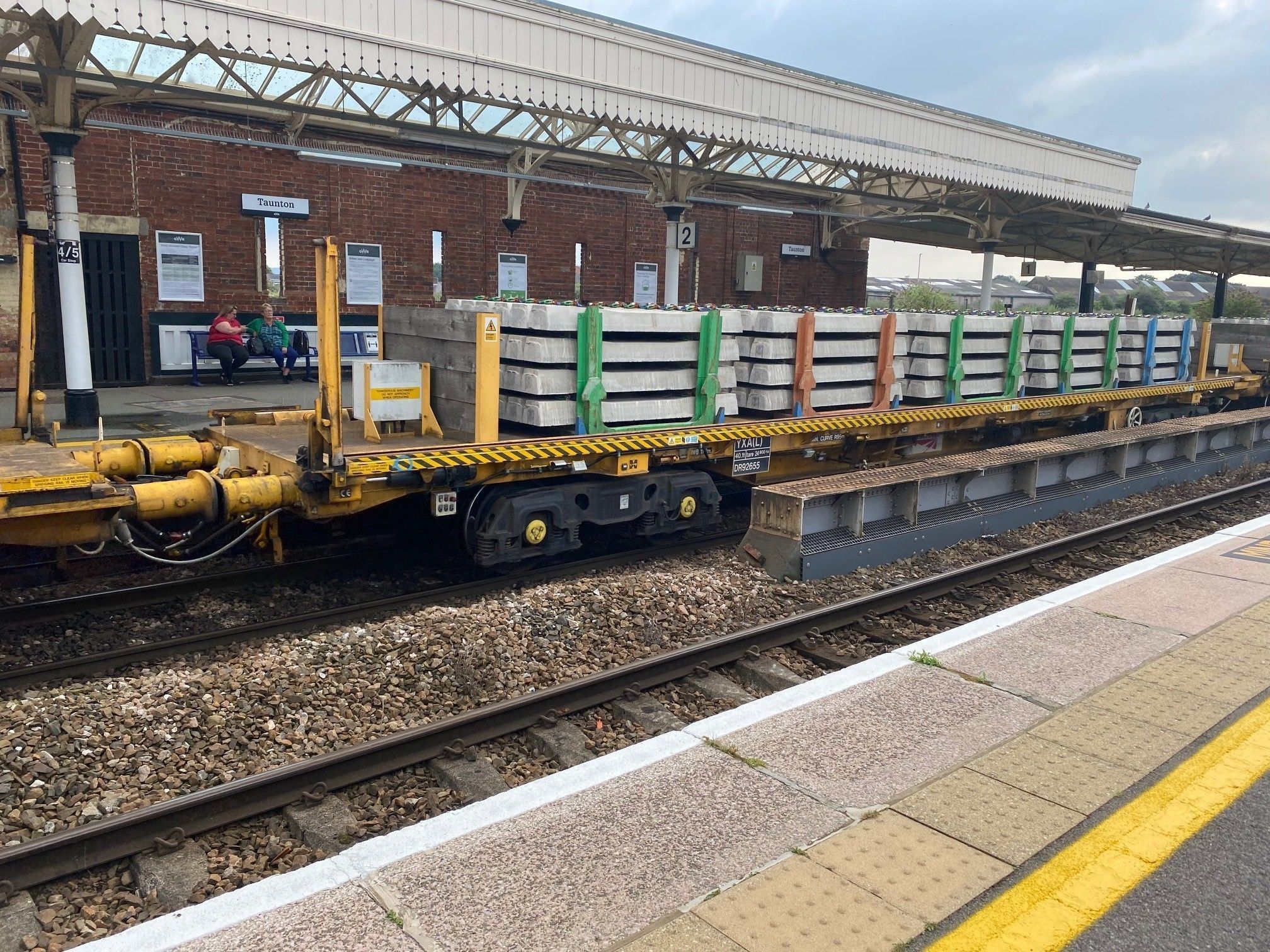 Model Railway Concrete Sleepers in Transportation Frame 3D print model_17
