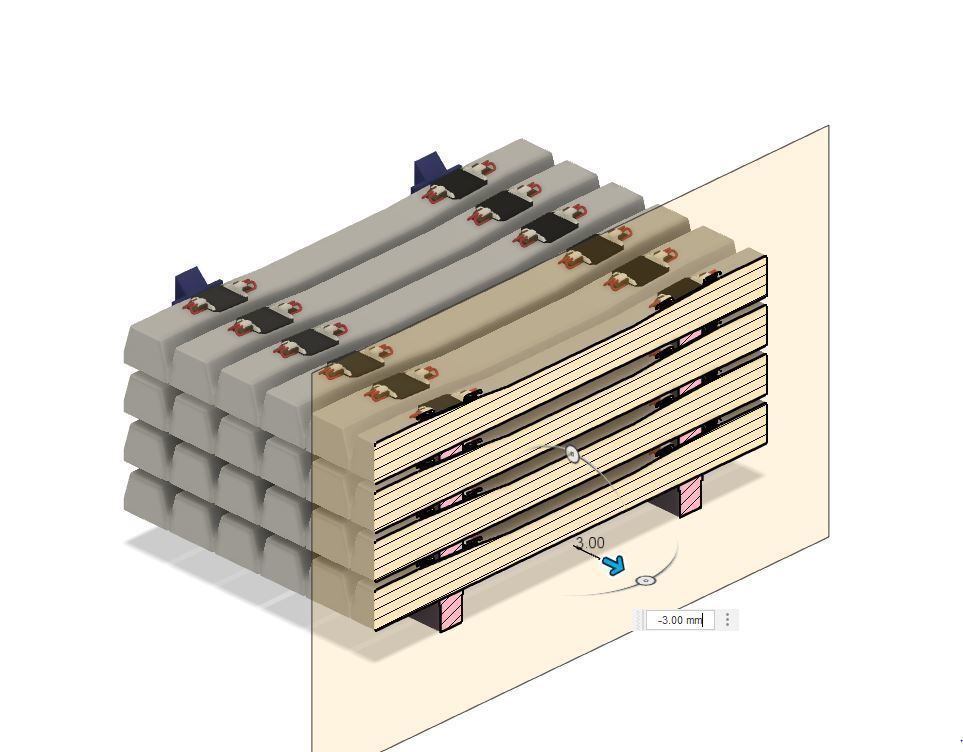 Model Railway Concrete Sleepers in Transportation Frame 3D print model_13