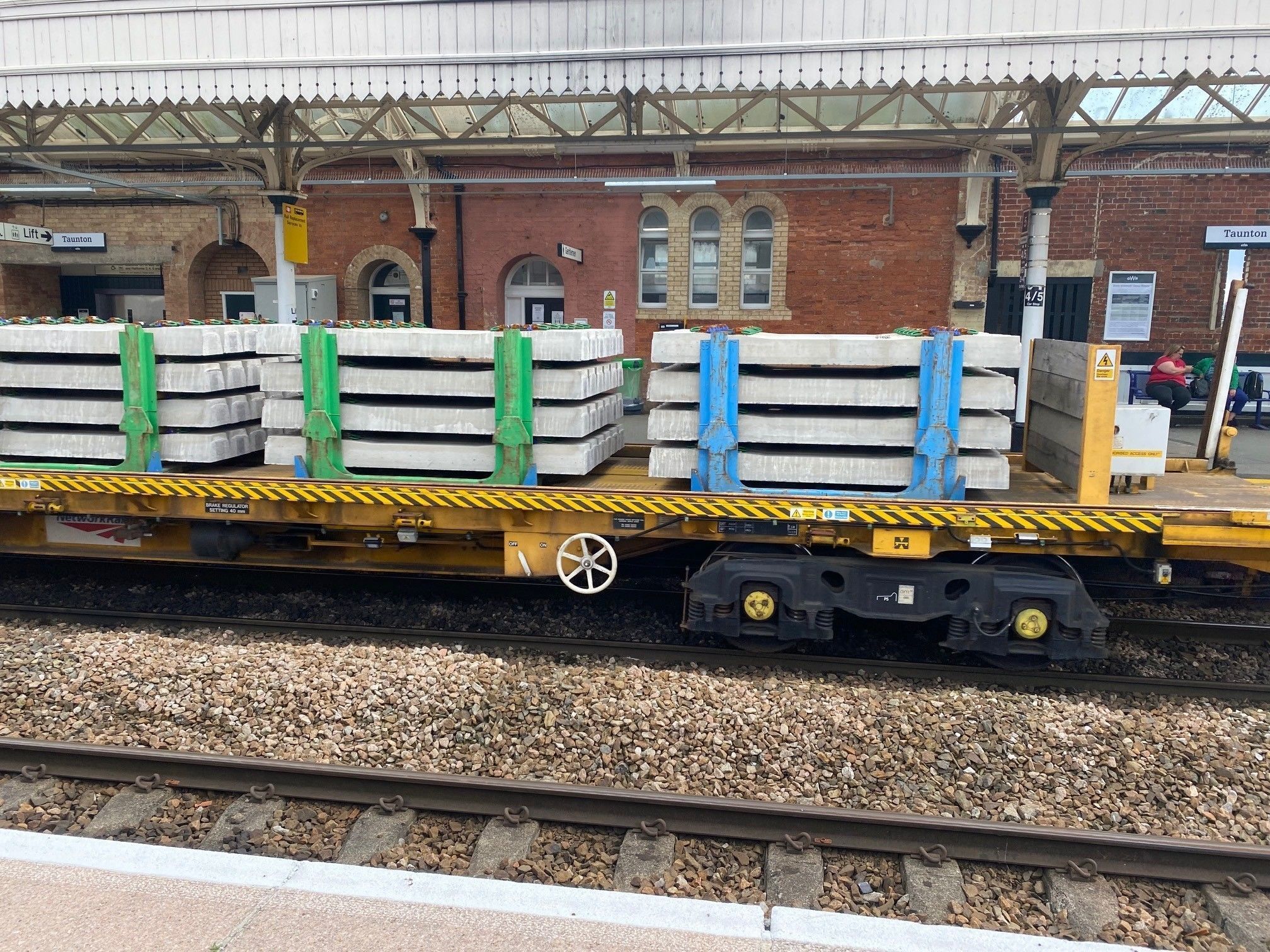 Model Railway Concrete Sleepers in Transportation Frame 3D print model_20