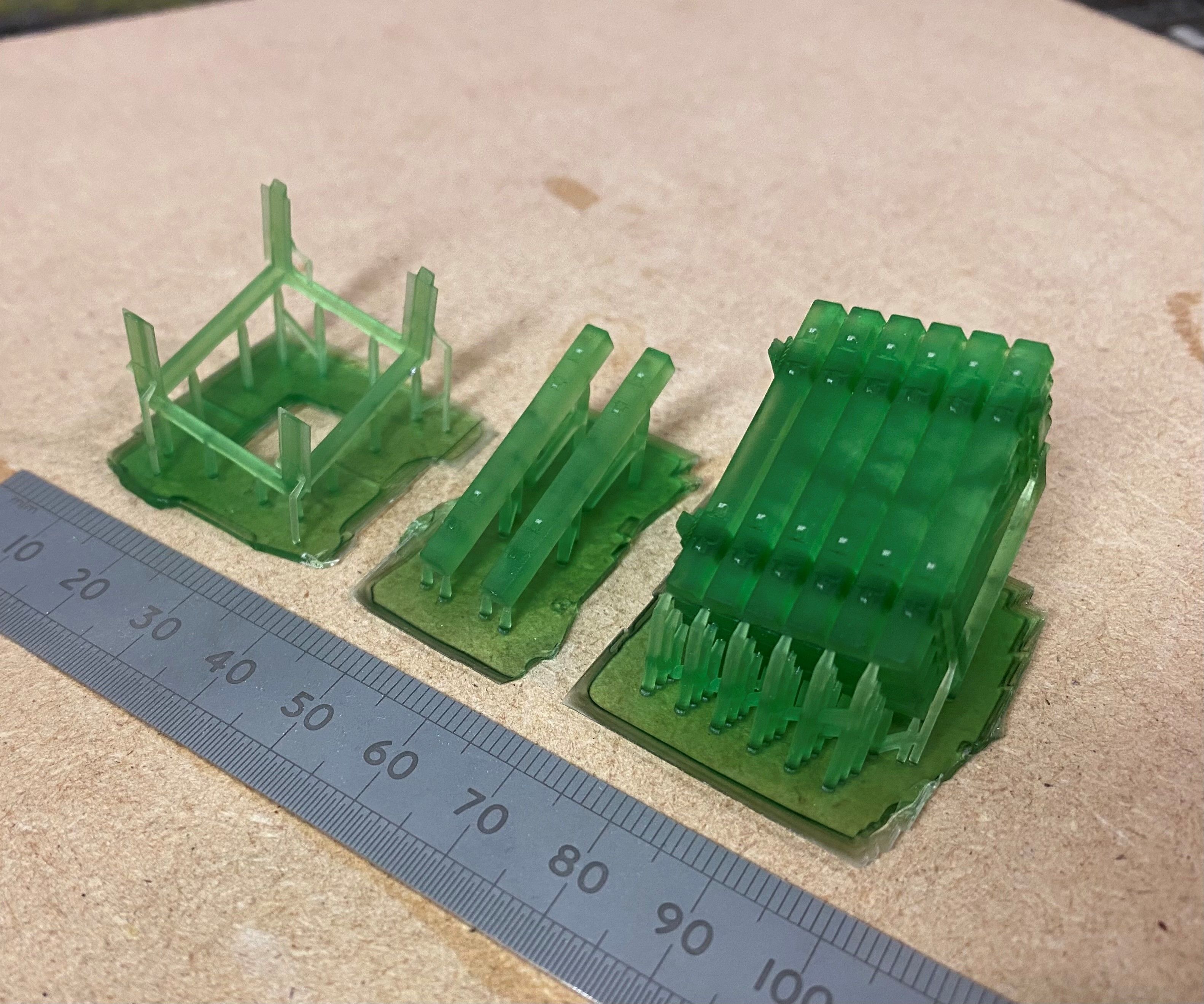 Model Railway Concrete Sleepers in Transportation Frame 3D print model_16