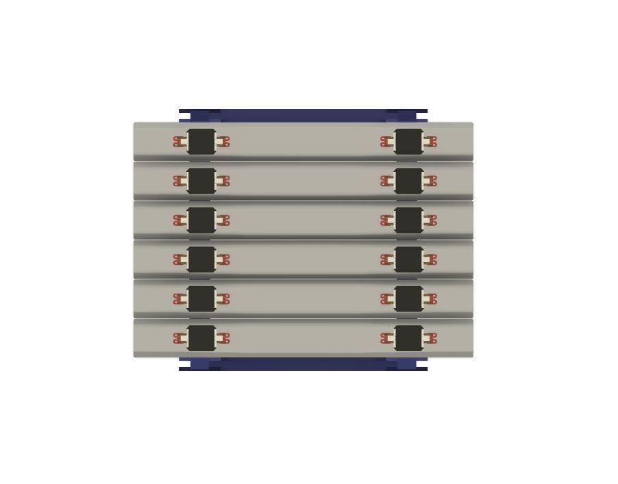 Model Railway Concrete Sleepers in Transportation Frame 3D print model_5