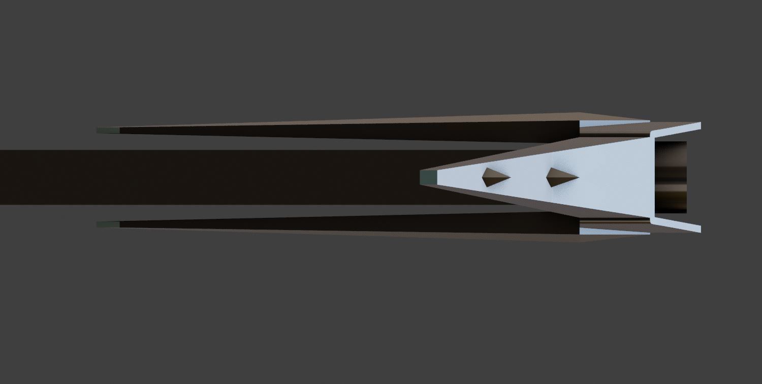 Aerondight Witcher 3 silver sword of Lady of the Lake 3D print model_21