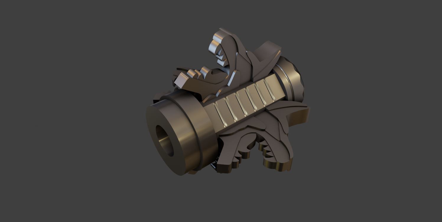 Aerondight Witcher 3 silver sword of Lady of the Lake 3D print model_9