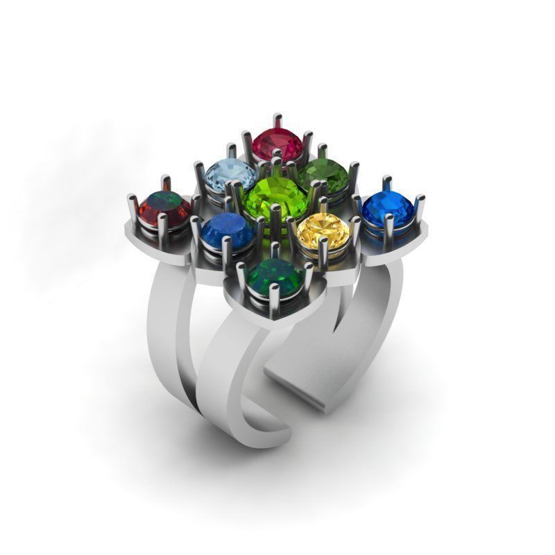 3d-Model difference ring 3D print model_6