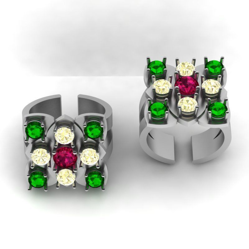 3d-Model difference ring 3D print model_8