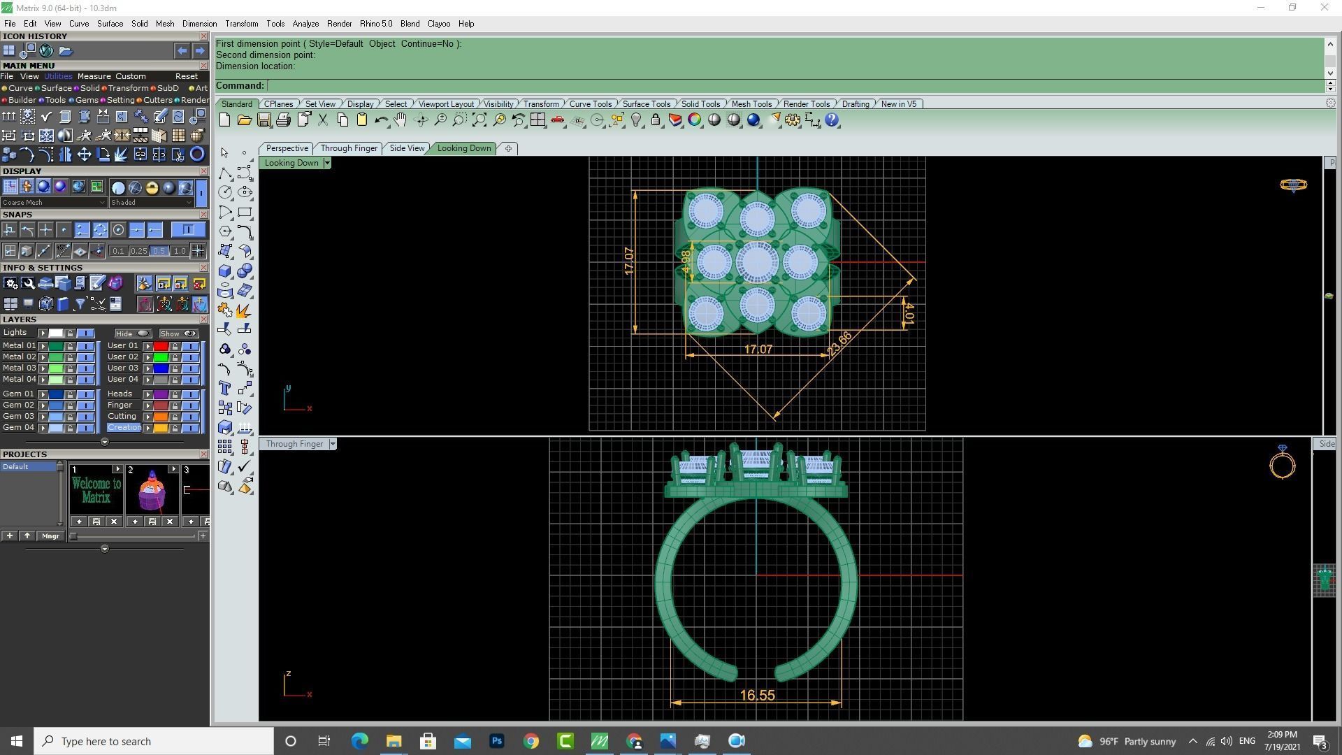 3d-Model difference ring 3D print model_13